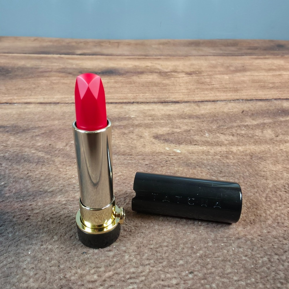 Tatcha Kyoto Red Silk Lipstick Womens 3.7g Red Excellent Matte Finish